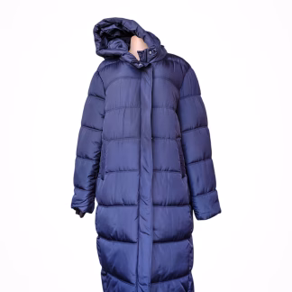 Unisex Winter Navy Blue   Long  Jackets