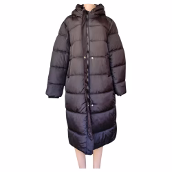 Unisex Winter Black  Long  Jackets
