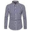 Black Stripe Long-Sleeve Shirt