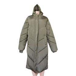 Unisex Winter Green Long Jacket