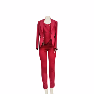 Ladies 3 Piece Formal  Red suit